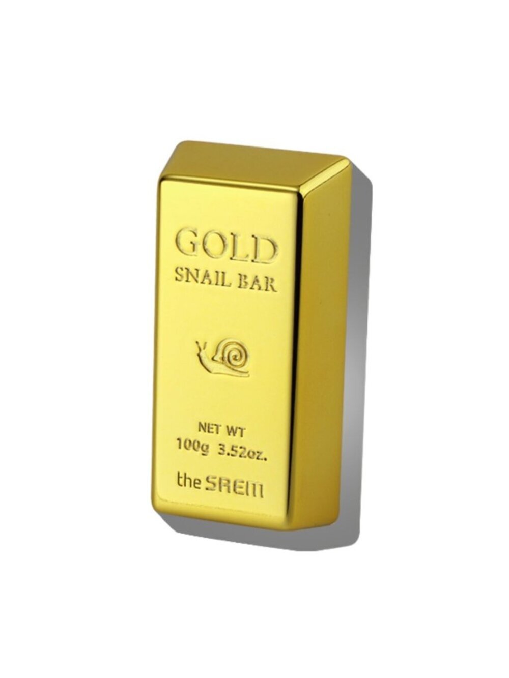 The Saem Gold Snail Bar Facial Soap 100g Korean Beauty Luxurious Cleansing